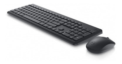 Kit Teclado Y Mouse Inalámbrico Dell Km3322w Español Negro Negro