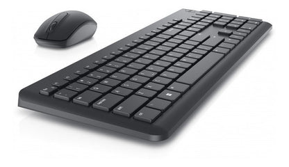 Kit Teclado Y Mouse Inalámbrico Dell Km3322w Español Negro Negro