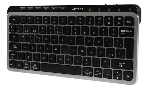 Kit De Teclado Y Mouse Acteck Creator Krea Mk750 Negro, Esp Negro