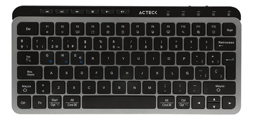 Kit De Teclado Y Mouse Acteck Creator Krea Mk750 Negro, Esp Negro