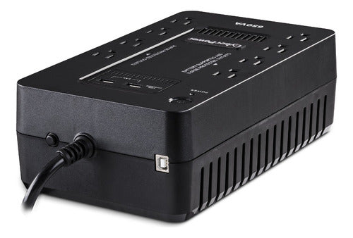 No Break Cyberpower Sx650u Línea En Espera, 360w, 650va
