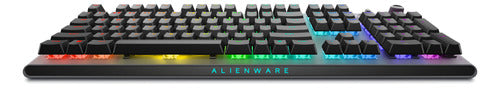 Teclado Mecánico Alienware Aw920k Rgb, Switch Cherry Mx Red Gris Inglés Us