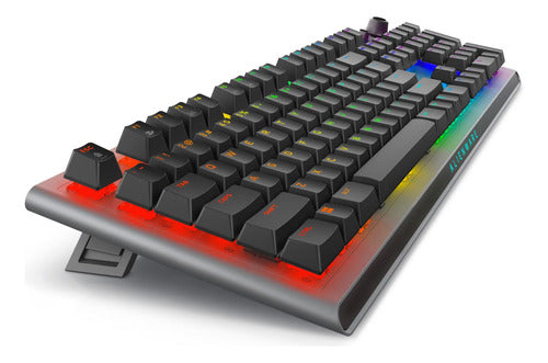 Teclado Mecánico Alienware Aw920k Rgb, Switch Cherry Mx Red Gris Inglés Us