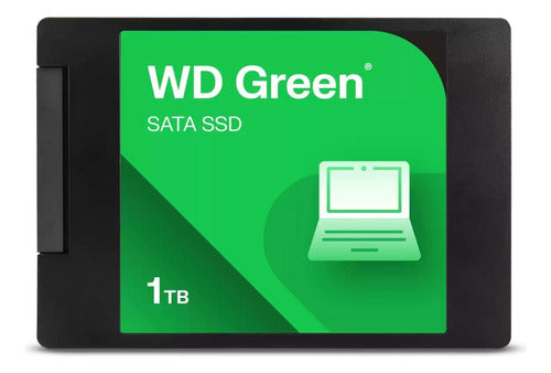 Ssd Interno 1tb Wd Green 2.5 Sata Iii 545mb/s Wds100t5g0a Verde