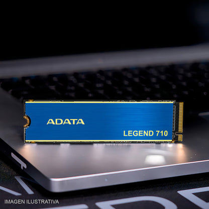 Ssd Adata Aleg-710-1tcs Nvme, 1tb, M.2 2400 Mb/s Lectura Azul