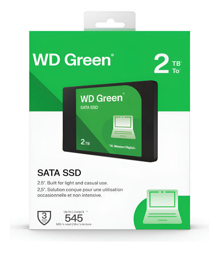 Interior Verde Western Digital Wds200t5g0a De 2 Tb