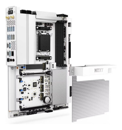 Tarjeta Madre Nzxt N9 X870e, Atx, Socket Am5 192gb Ddr5 Blanco