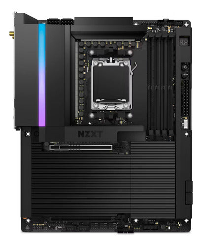 Tarjeta Madre Nzxt N9 X870e, Atx, Socket Am5 128gb Ddr5 Negro