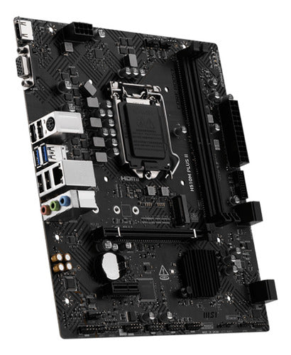 Tarjeta Madre Msi H510m Plus Ii Micro-atx Lga 1200 64gb Ddr4 Negro