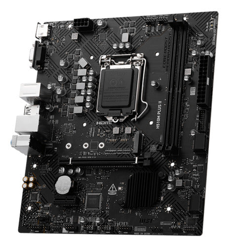 Tarjeta Madre Msi H510m Plus Ii Micro-atx Lga 1200 64gb Ddr4 Negro
