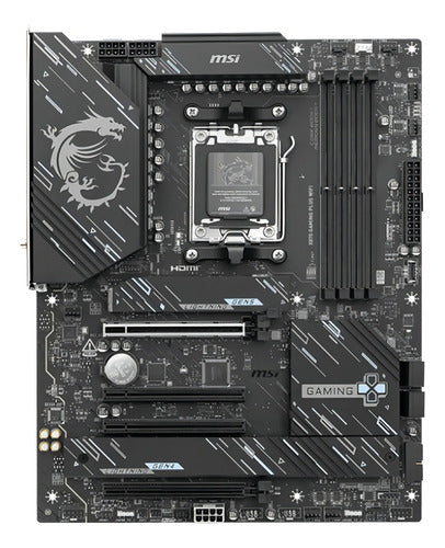 Tarjeta Madre Msi X870e Gaming Plus Wifi Am5, 256gb Ddr5 Negro