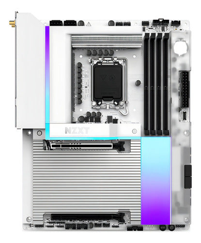 Tarjeta Madre Nzxt N9 Z890 Blanca Socket 1851 N9-z89xt-w1 Color Blanco