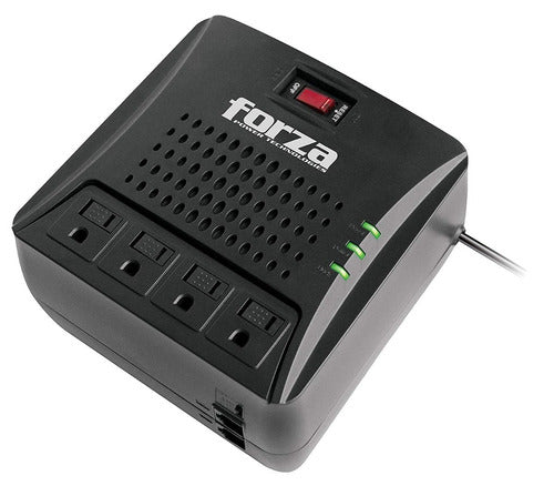 Regulador Forza Power Technologies Fvr-3001m, 900j, 1500w, 4 Negro