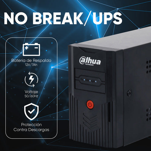 No Break Dahua Dh-pfm350-360-a Linea Iteractiva 360w, 600va
