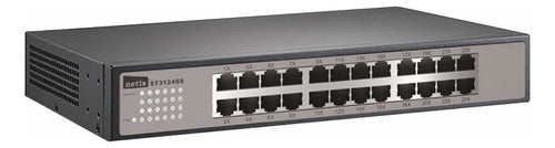 Switch Netis Gigabit Ethernet St3124gs, 24 Puertos 16.000