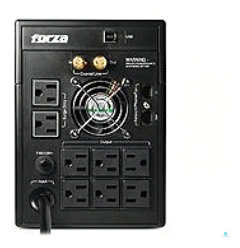 No Break Forza Power Technologies Fx-2200lcd 1.200w, 2.200va Negro