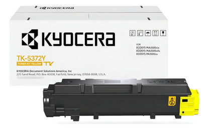 Cartucho De Tóner Amarillo, Kyocera, Modelo: Tk-5372y Amarillo