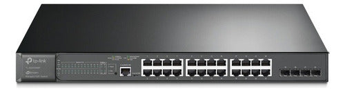 Switch Tp-link Gigabit Ethernet Jetstream Tl-sg3428mp, 24 P