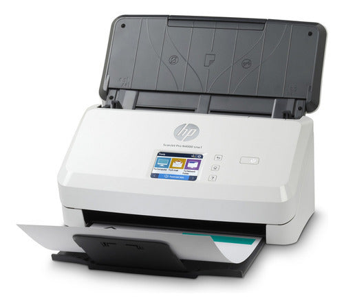 Escáner Hp Scanjet Pro N4000 Snw1 Adf Resolución 600 Dpi
