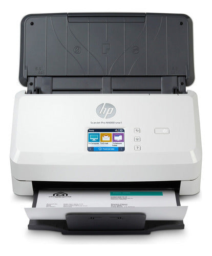 Escáner Hp Scanjet Pro N4000 Snw1 Adf Resolución 600 Dpi