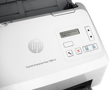 Escáner Hp Scanjet Enterprise Flow 7000 S3 Resolución 600 Dp Blanco