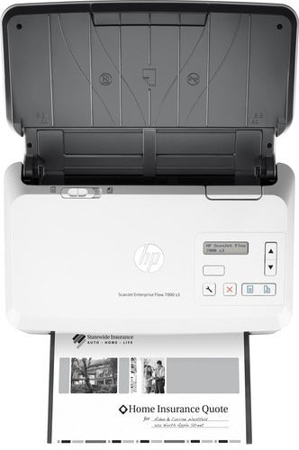Escáner Hp Scanjet Enterprise Flow 7000 S3 Resolución 600 Dp Blanco