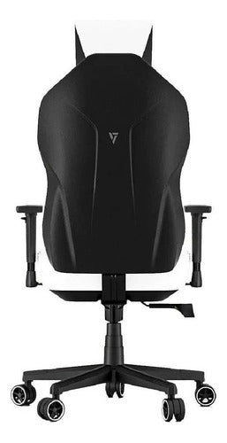 Silla Gamer Vertagear Sl1800 Ergonomica Blanco Y Negro Negro Cuero Sintético