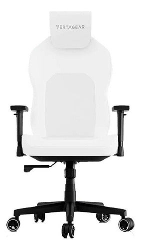 Silla Gamer Vertagear Sl1800 Ergonomica Blanco Y Negro Negro Cuero Sintético