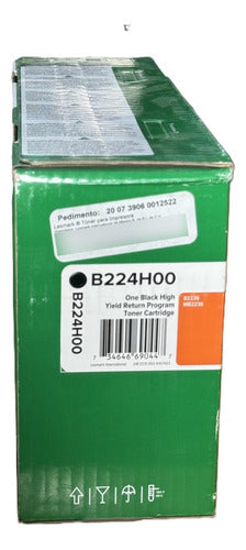 Tóner Lexmark B224h00 Alto Rendimiento Negro, 3.000 Páginas
