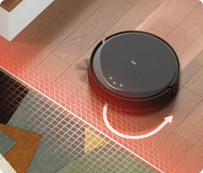 Tapo Rv20 Max 5300pa Robot Aspirador Y Trapeador Navegació Negro
