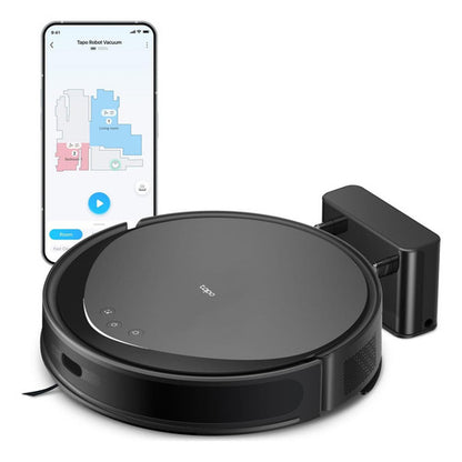 Tapo Rv20 Max 5300pa Robot Aspirador Y Trapeador Navegació Negro