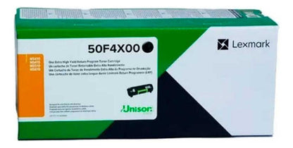 Tóner Lexmark 50f4x00 Super Alto Rendimiento Negro, 10.000 P - Negro