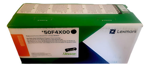 Tóner Lexmark 50f4x00 Super Alto Rendimiento Negro, 10.000 P - Negro