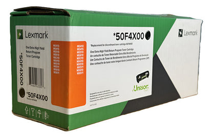 Tóner Lexmark 50f4x00 Super Alto Rendimiento Negro, 10.000 P - Negro