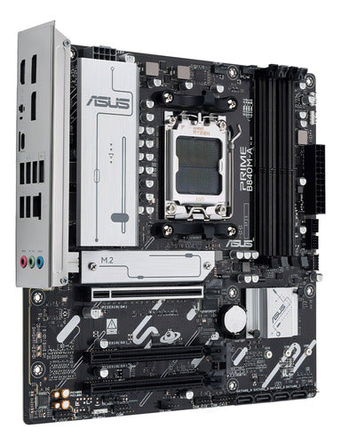 Tarjeta Madre Asus Prime B840m-a, Micro-atx Am5 256gb Ddr5 Gris