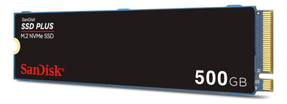 Ssd Sandisk Plus Nvme, 500gb, M.2, 2500 Mb/s  2400 Mb/s