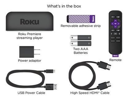 Tv Box Roku Premiere Reproductor De Streaming 4k Hdmi Wi-fi