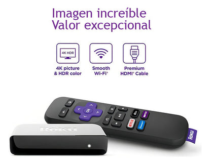 Tv Box Roku Premiere Reproductor De Streaming 4k Hdmi Wi-fi
