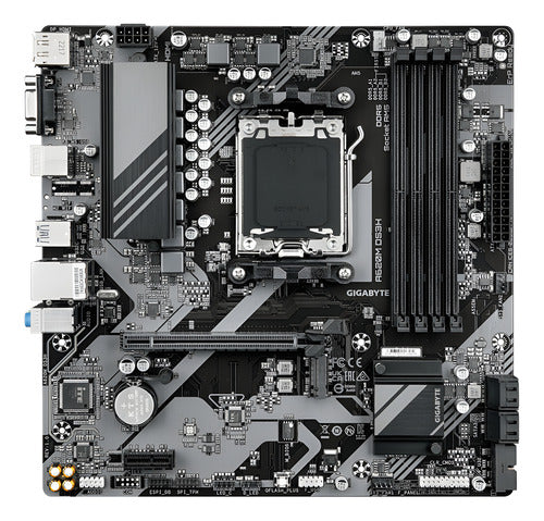 Tarjeta Madre Gigabyte B840m Ds3h Micro-atx Am5, 256gb Ddr5 Negro