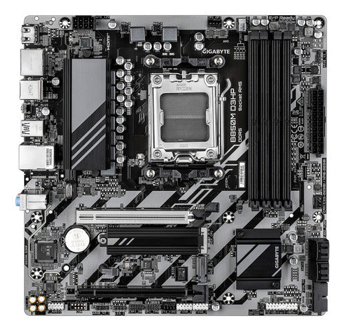 Tarjeta Madre Gigabyte B850m D3hp Micro-atx Am5 256gb Ddr5 Negro