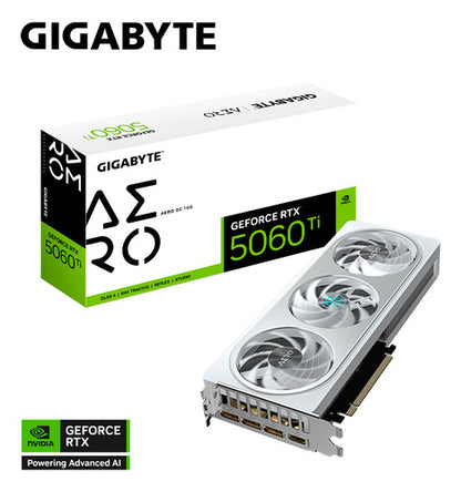 Tarjeta Video Gigabyte Nvidia Rtx 5060 Ti Aero Oc 8gb Gddr7