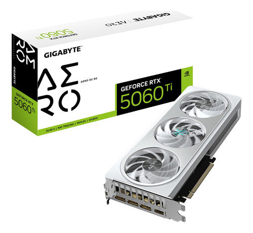 Tarjeta Video Gigabyte Nvidia Rtx 5060 Ti Aero Oc 8gb Gddr7