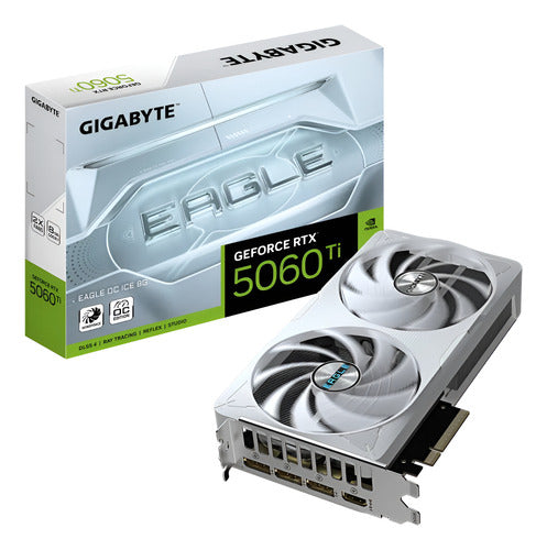 Tarjeta Video Gigabyte Nvidia Rtx 5060 Ti Eagle Oc Ice 8g