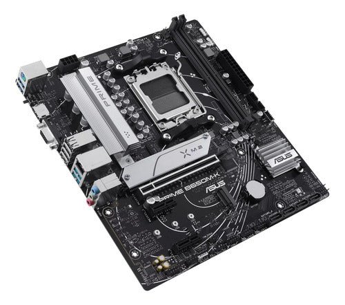 Tarjeta Madre Asus Prime B650m-k, Micro-atx Am5 128gb Ddr5 Gris