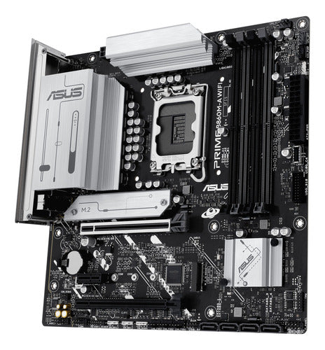 Tarjeta Madre Asus Prime B860m-a Wifi Micro-atx 1851 Ddr5 Negro