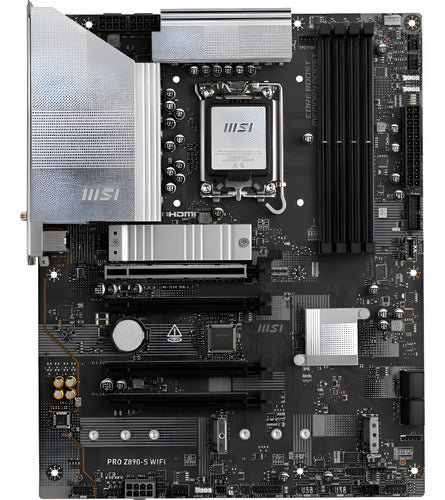 Tarjeta Madre Msi Pro Z890-s Wifi, Atx 1851 256gb Ddr5 Negro