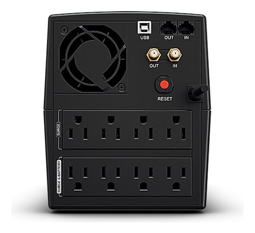 No-break Cyberpower Om1500atlcda, 1500 Va, 900 W, 8 H, Negro