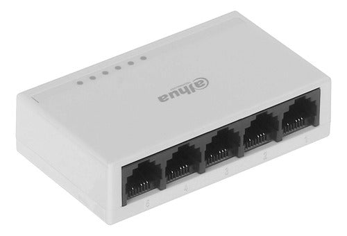 Switch Dahua Fast Ethernet Pfs3005-5et-l, 5 Puertos Rj-45