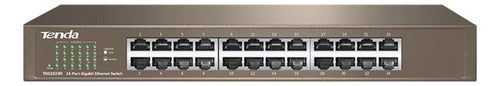Switch Tenda Gigabit Ethernet Teg1024d 24 Puertos 8000 Entra