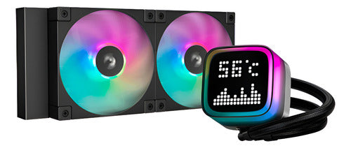 Deepcool Lp240 Argb Enfriamiento Líquido Cpu 2x120mm 2400rpm